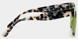 Minguela Grün Quadratisch Brille3
