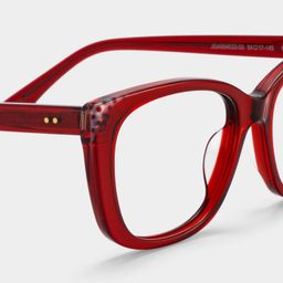 Madeline Rot Cateye Brille7