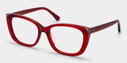 Madeline Rot Cateye Brille5
