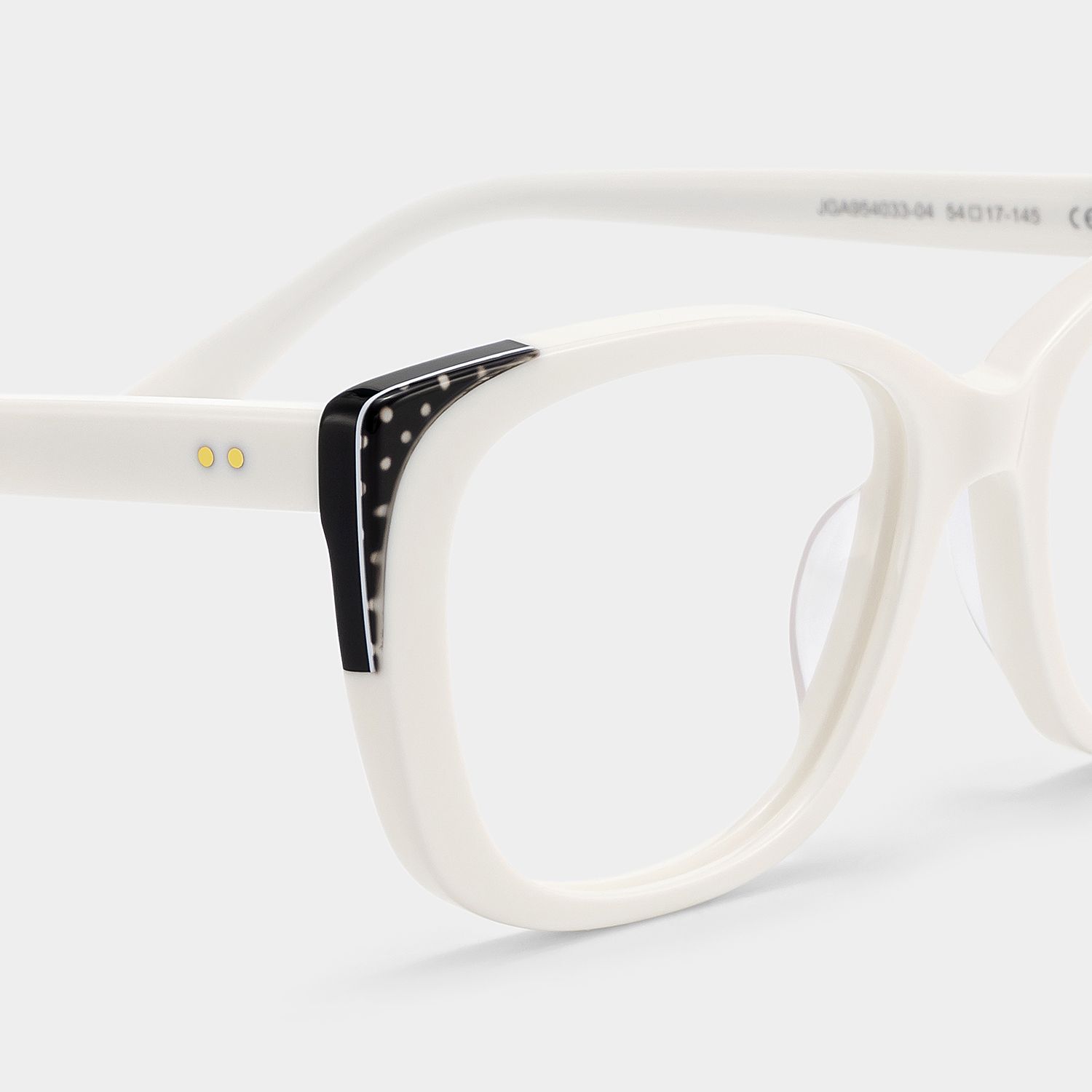 Madeline Weiße Cat-Eye-Brillen im Angebot | ZEELOOL7