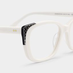 Madeline Weiß Cateye Brille7