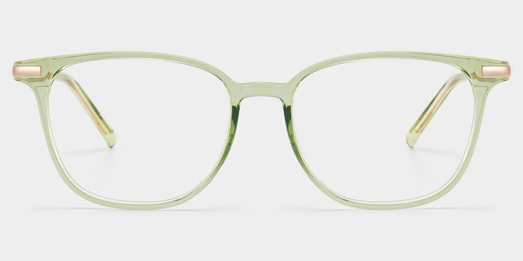 Florence Grün Rechteckig Brille