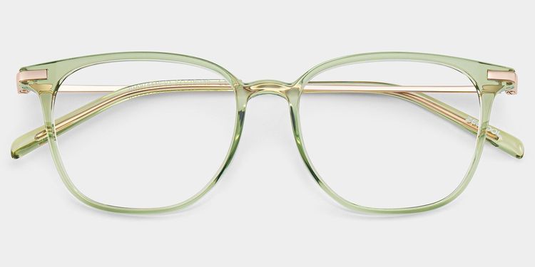 Florence Grün Rechteckig Brille