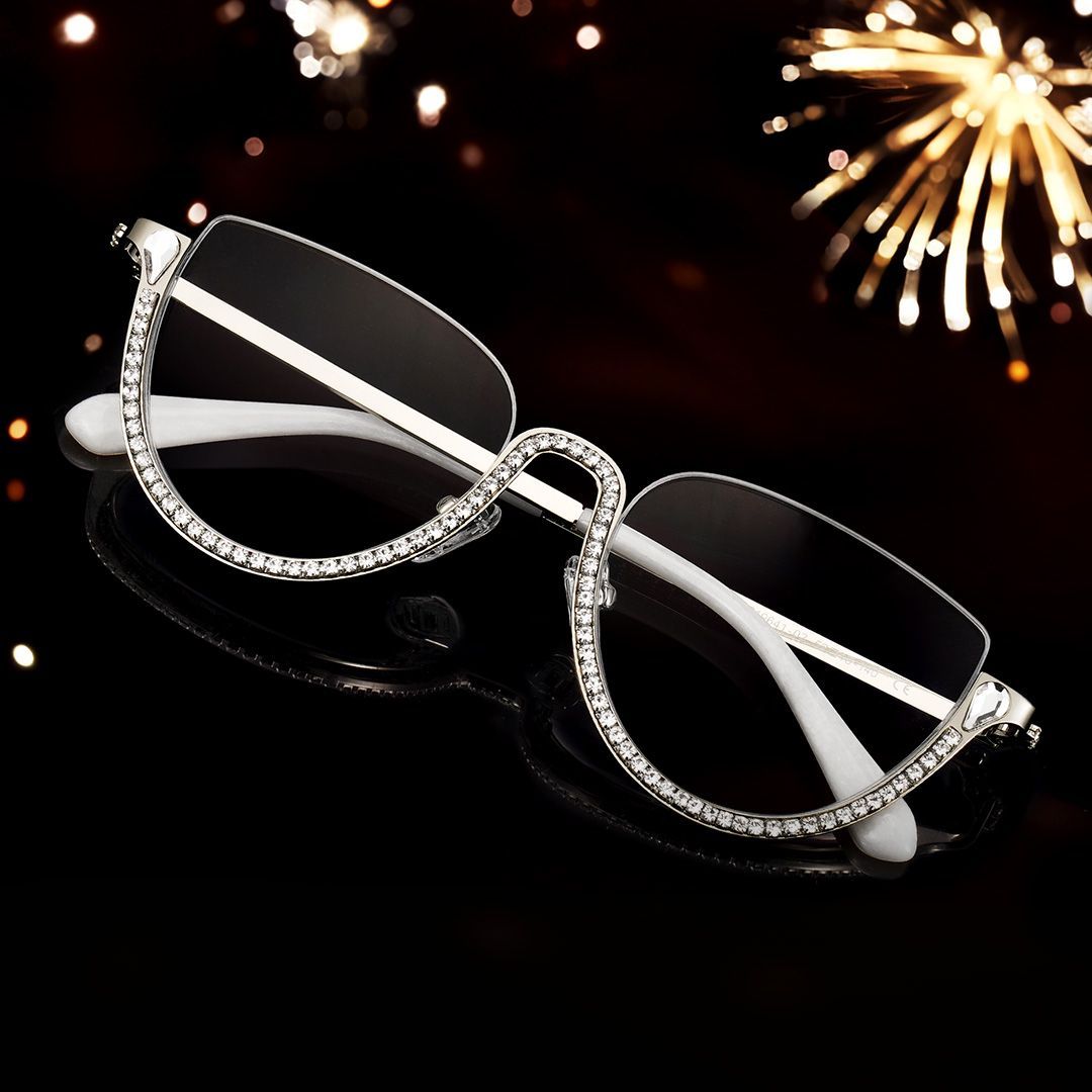 Wanda Silber Cateye Brille0