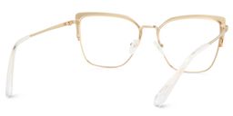 Javier Gold Rechteckig Brille4