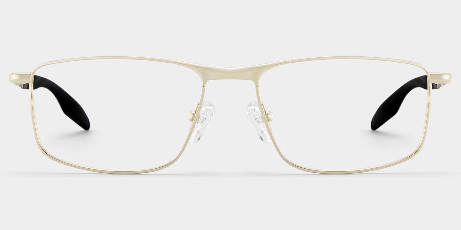 Scout Gold Rechteckig Brille mit Goldrahmen für Herren | ZEELOOL2