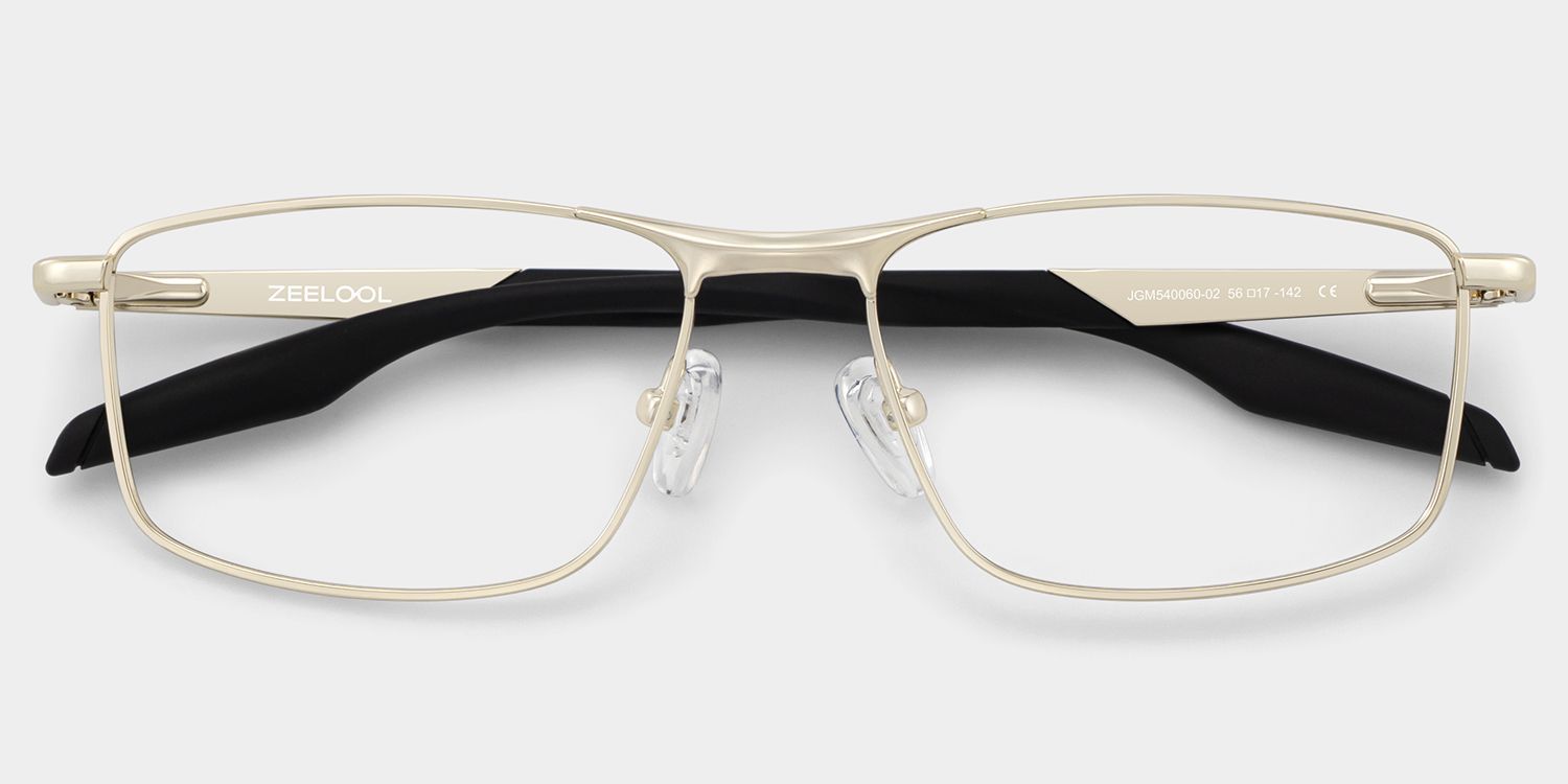 Scout Gold Rechteckig Brille mit Goldrahmen für Herren | ZEELOOL3