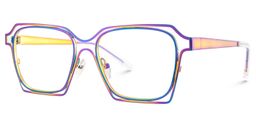 Foday Bunt  Geometrisch Brille6