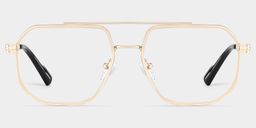 Herbst Gold Pilot Brille0