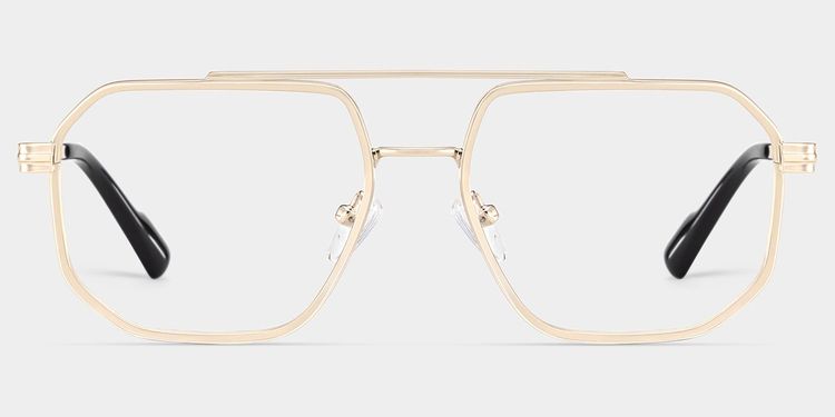 Herbst Gold Pilot Brille