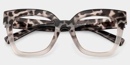 Malcolm Zweifarbig Quadratisch Brille1