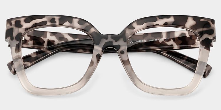 Malcolm Zweifarbig Quadratisch Brille