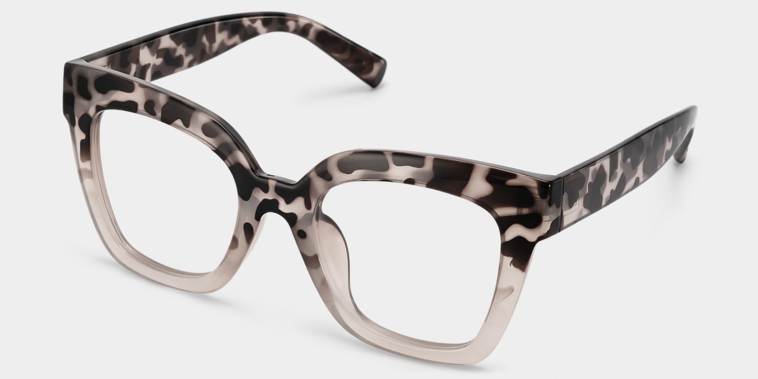 Malcolm Quadratische Zweifarbige Brille & Mittelgroße Fassungen2