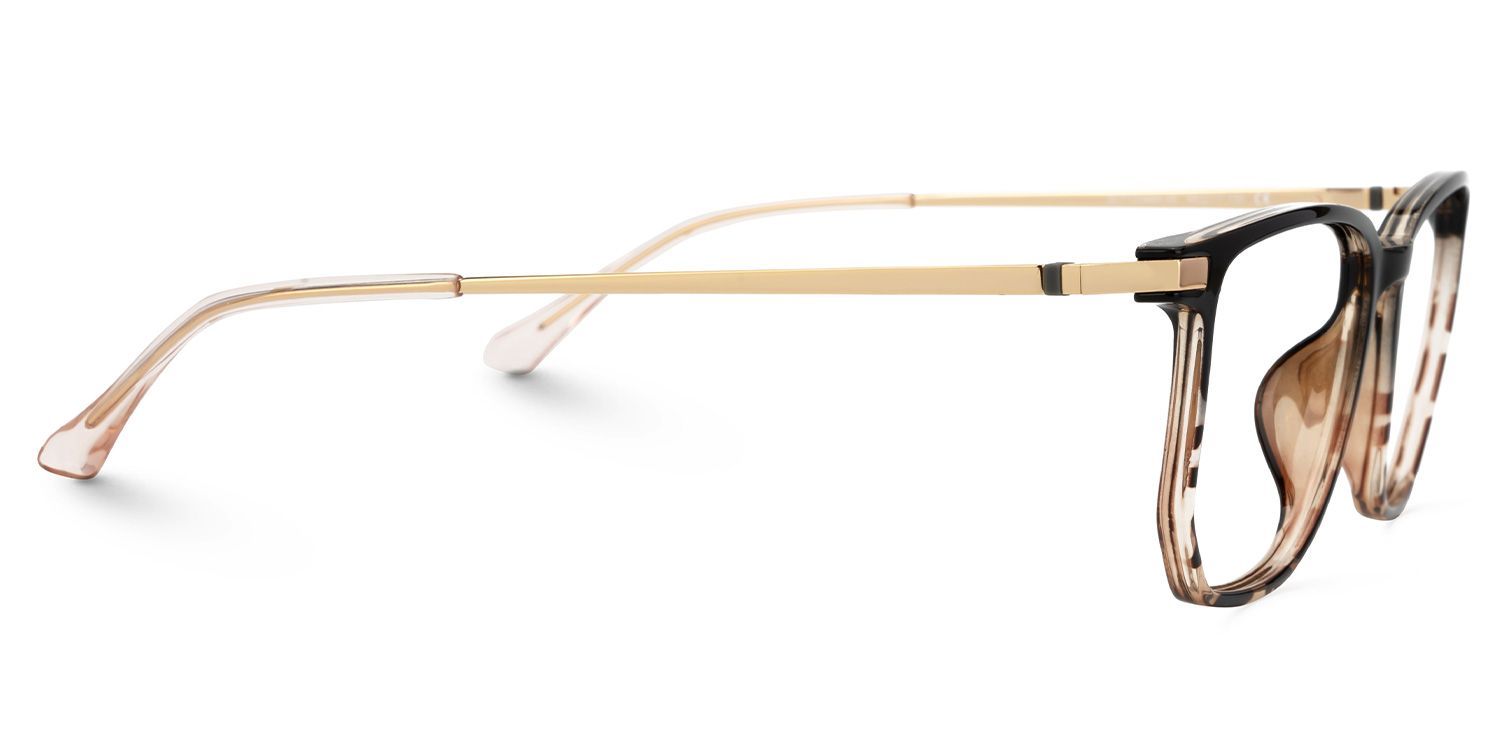 Fezell Schildpatt-Brille mit dünnem Gestell | Zeelool Optical2