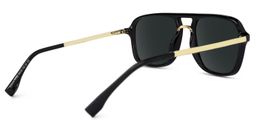 Berkeley Schwarz Pilot Brille3
