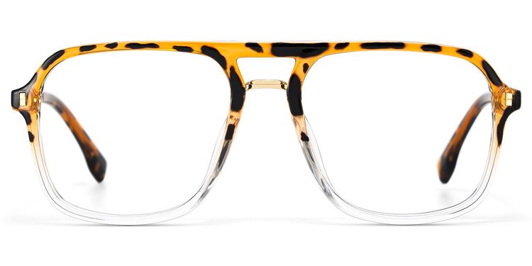 Berkeley Tortoise-Klar Pilot Brille