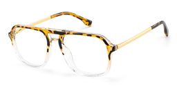 Berkeley Tortoise-Klar Pilot Brille2