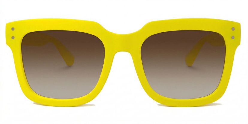 Liizbeett Gelb Quadratisch Brille