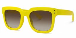 Liizbeett Gelb Quadratisch Sonnenbrille1