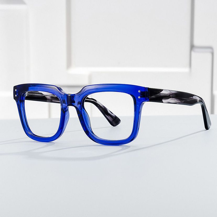 Liizbeett Blau Quadratisch Brille