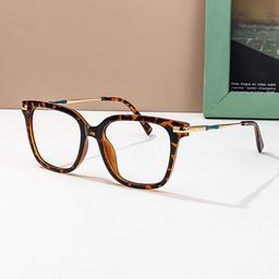 Jacqui Tortoise Quadratisch Brille4
