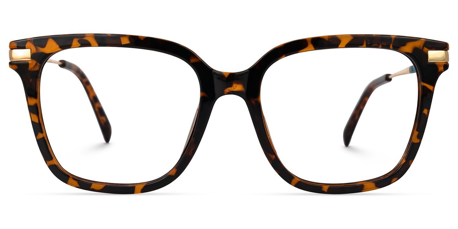 Jacqui Quadratische Schildpatt-Brille0