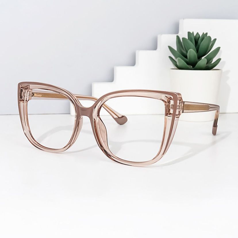 Fenn Braun Cateye Brille