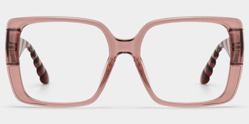 Maya Klarbraun Quadratisch Brille