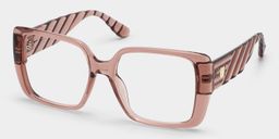 Maya Klarbraun Quadratisch Brille5