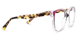 Siner Rot-Tortoise Quadratisch Brille4