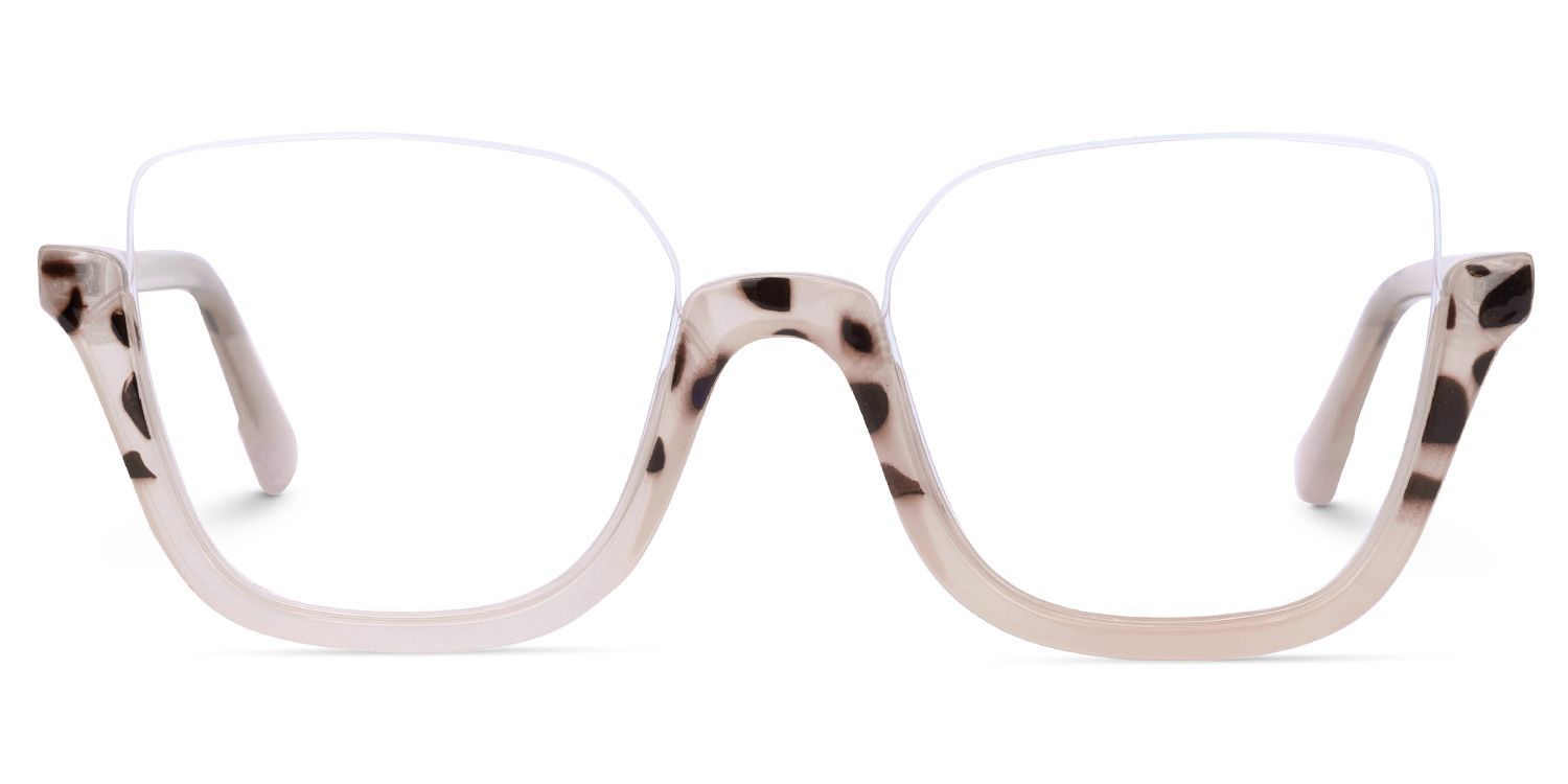 Kellina Quadratische Zweifarbige Brille0