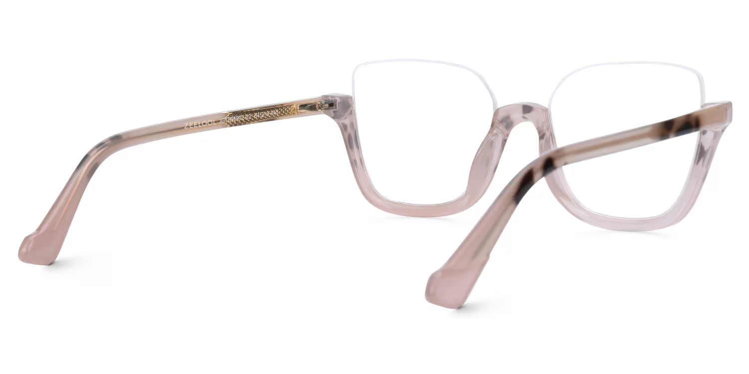 Kellina Quadratische Zweifarbige Brille3