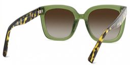Ebony Grün-Tortoise Quadratisch Sonnenbrille4