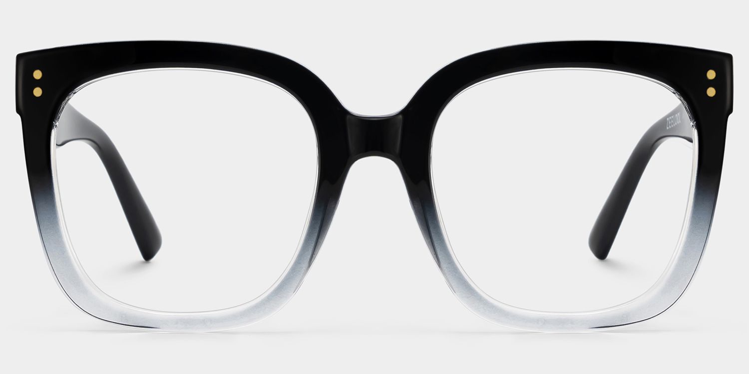 TR90 Ebony-Brillen, quadratische Ebony-Brillen - Zeelool Brillen1