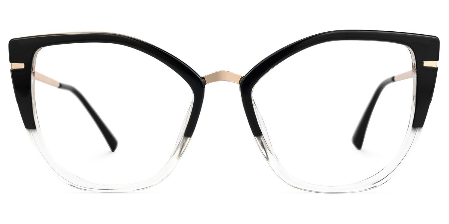 Tabrieah Cateye Brille mit schwarzem Rahmen | Zeelool Optical0