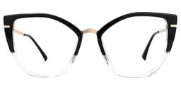Tabrieah Schwarz Cateye Brille0