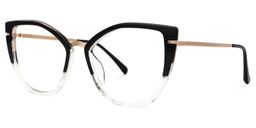 Tabrieah Schwarz Cateye Brille1