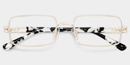 Olivia Hellgold Rechteckig Brille3