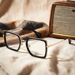Shane Schwarz Quadratisch Brille0