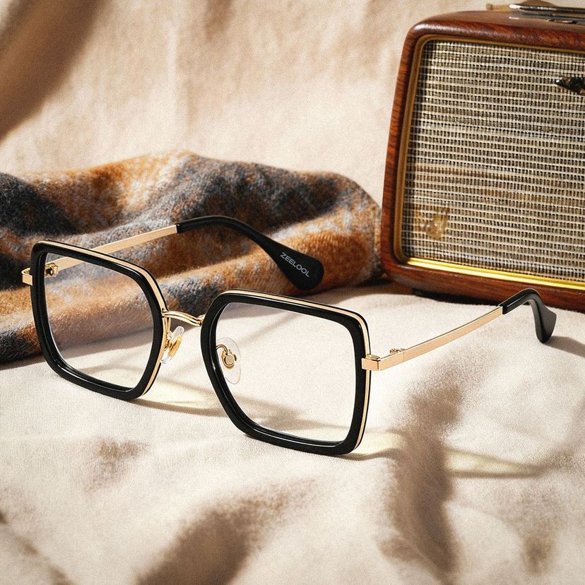 Shane Schwarz Quadratisch Brille