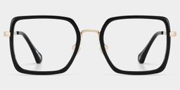 Shane Schwarz Quadratisch Brille1