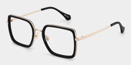 Shane Schwarz Quadratisch Brille3