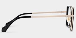 Shane Schwarz Quadratisch Brille4