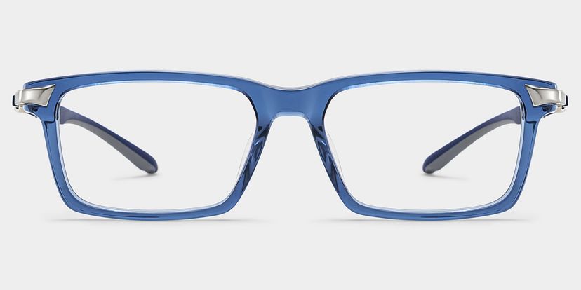 Orion Blau Rechteckig Brille