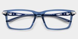 Orion Blau Rechteckig Brille4