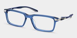 Orion Blau Rechteckig Brille5