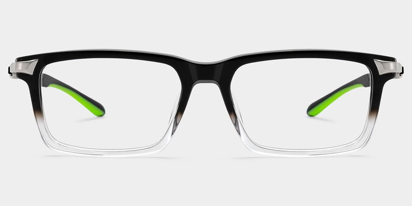 Orion Schwarz Rechteckig Brille