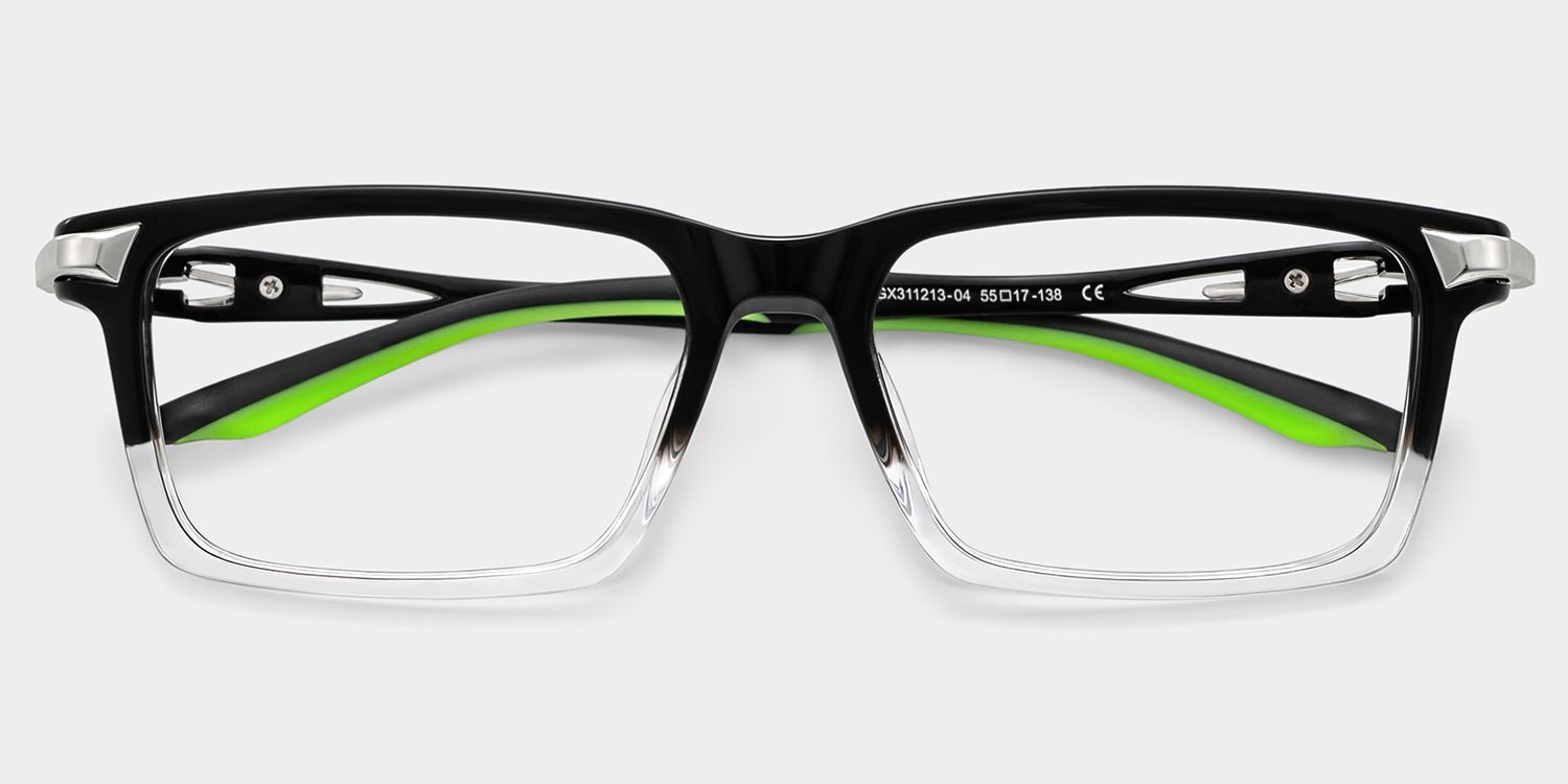 Orion Schwarze Dünnrandbrille für Herren | ZEELOOL4
