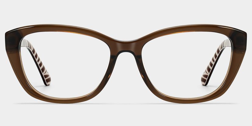 Brielle Braun Cateye Brille