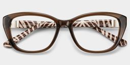 Brielle Braun Cateye Brille3